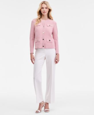 Women's Mid-Rise Wide-Leg Pull-On Pants