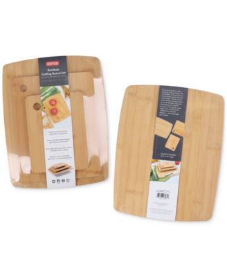 3-Piece Bamboo Cutting Board Set