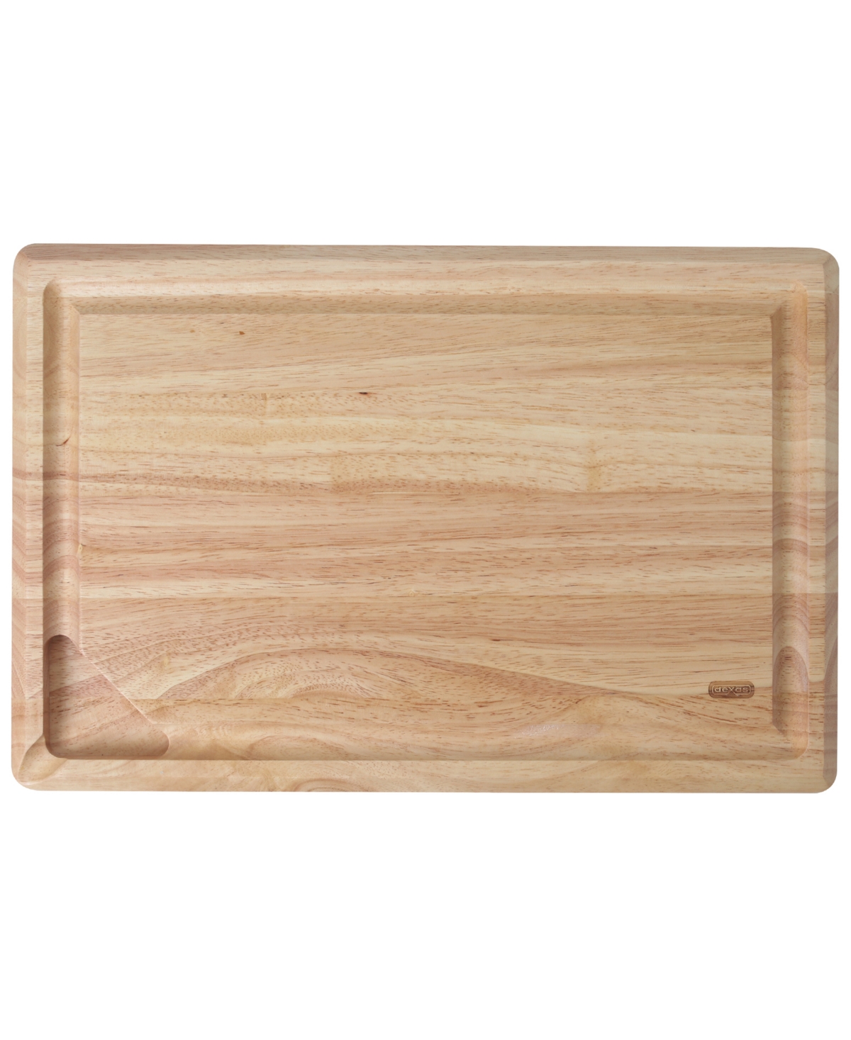Dexas Rubberwood Pour Spout Board, 12" x 18"