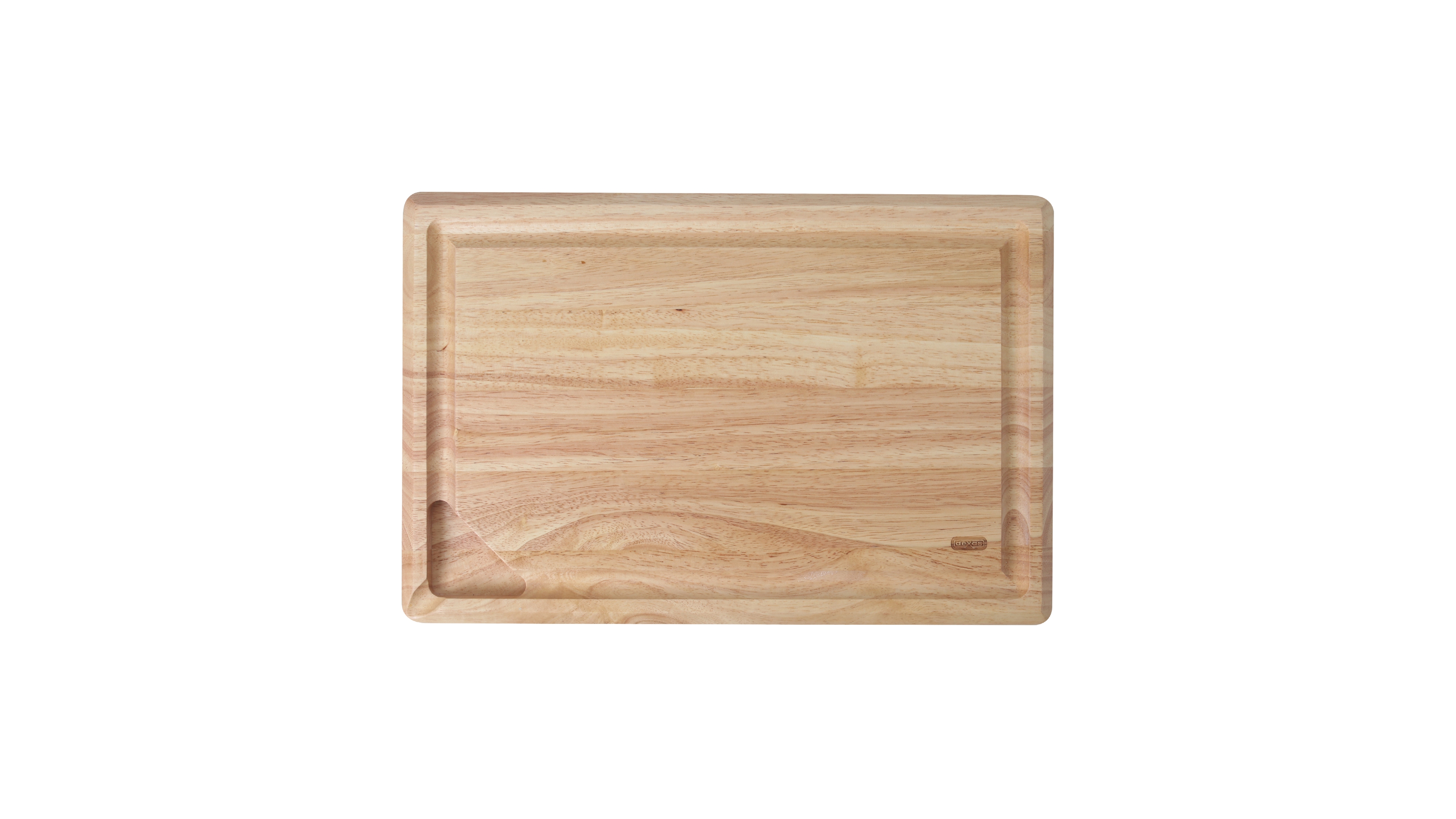 Dexas Rubberwood Pour Spout Board, 12" x 18"