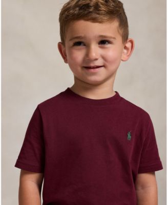 Toddler and Little Boys Cotton Jersey Crewneck T-Shirt