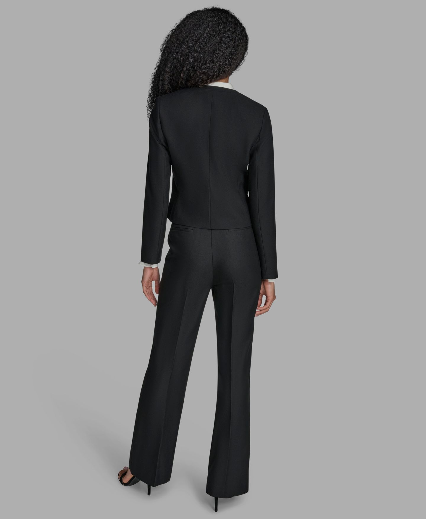 Женская куртка BCBG Open Front, цвет: Чёрный — фото 4