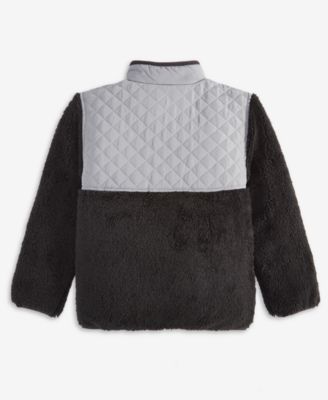 Boys 5-20 Color Blocked Faux-Sherpa Jacket, Macy's Exclusive