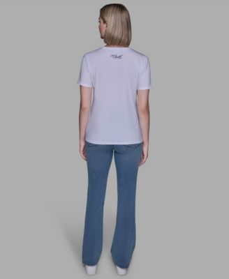 Women's OUI X3 Logo Detail T-shirt