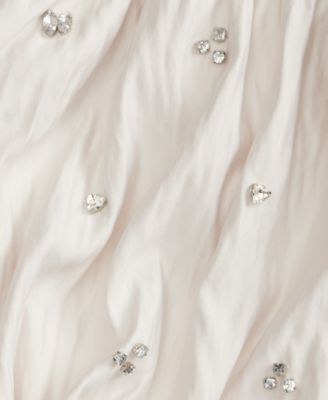 Women's Embellished Bubble-Hem Mini Skirt