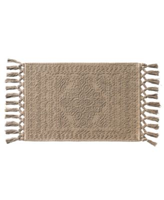 Nellore Fringe Cotton 17" x 28" Bath Rug