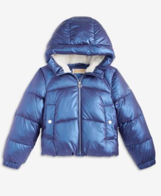 Big Girls Hooded Puffer Coat