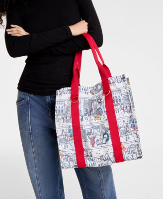 Thanksgiving Day Parade 2025 NYC Scenic Canvas Tote, Macy's Exclusive