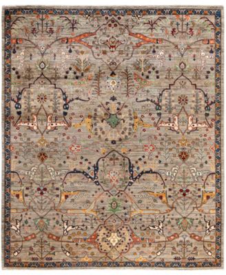 Adorn Hand Woven Rugs Serapi M0103 208 Rug Collection In Brown