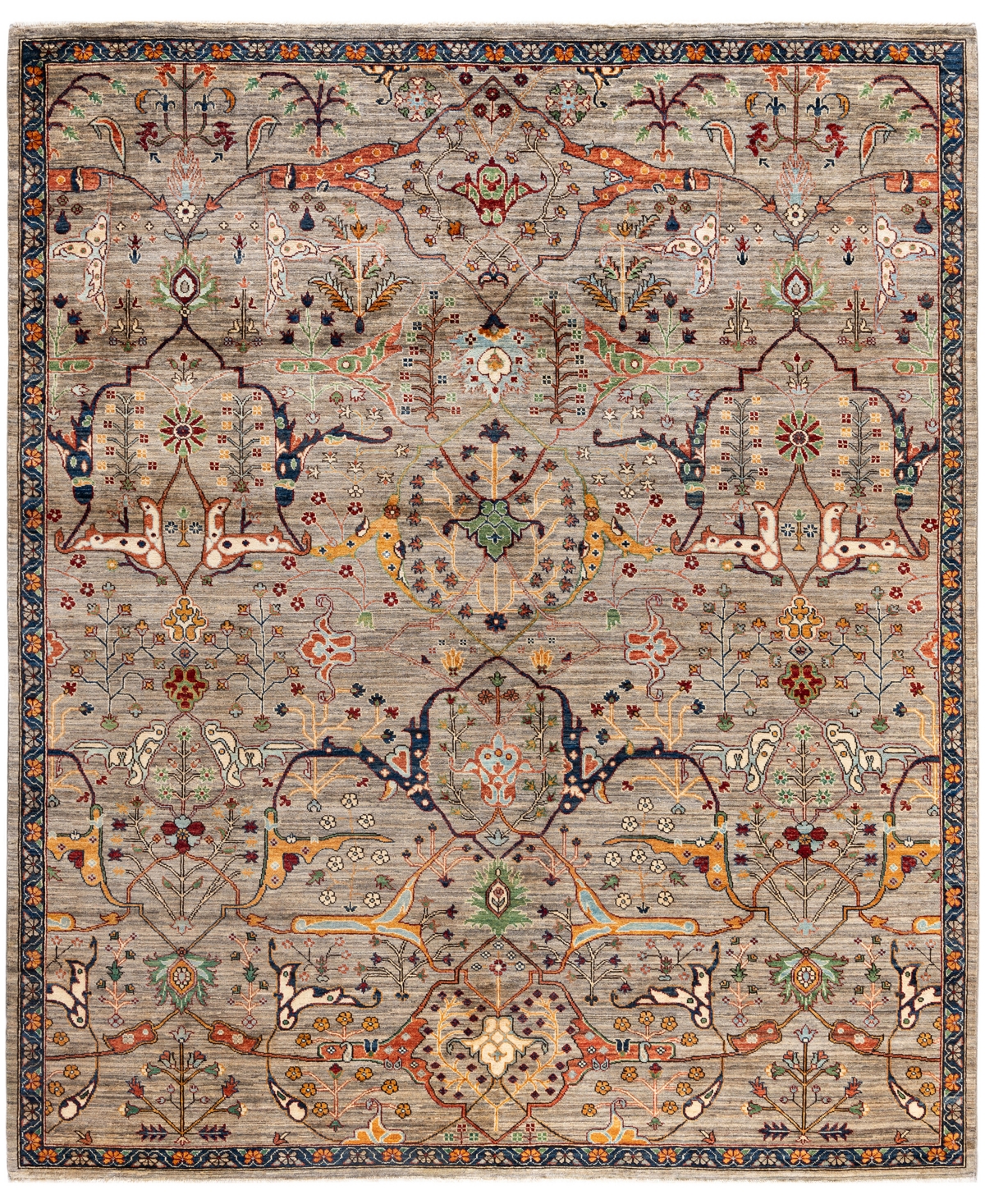 Adorn Hand Woven Rugs Serapi M0103-208 8'1"x9'9" Area Rug In Brown
