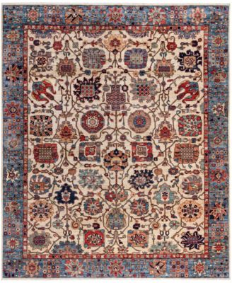 Adorn Hand Woven Rugs Serapi M0103 226 Rug Collection In White