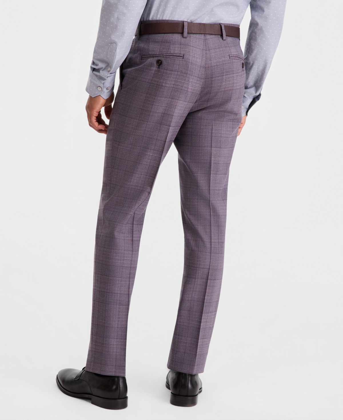 Ted by Baker Men's Modern-Fit Plaid Suit Separate Pants