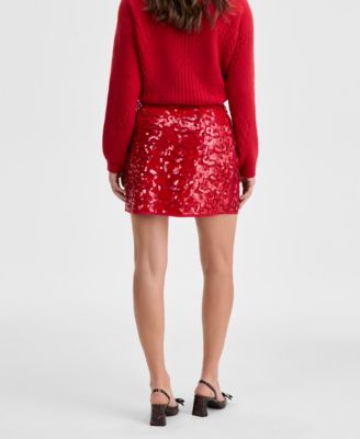 Women's Sequin Mini Skirt, Macy's Exclusive