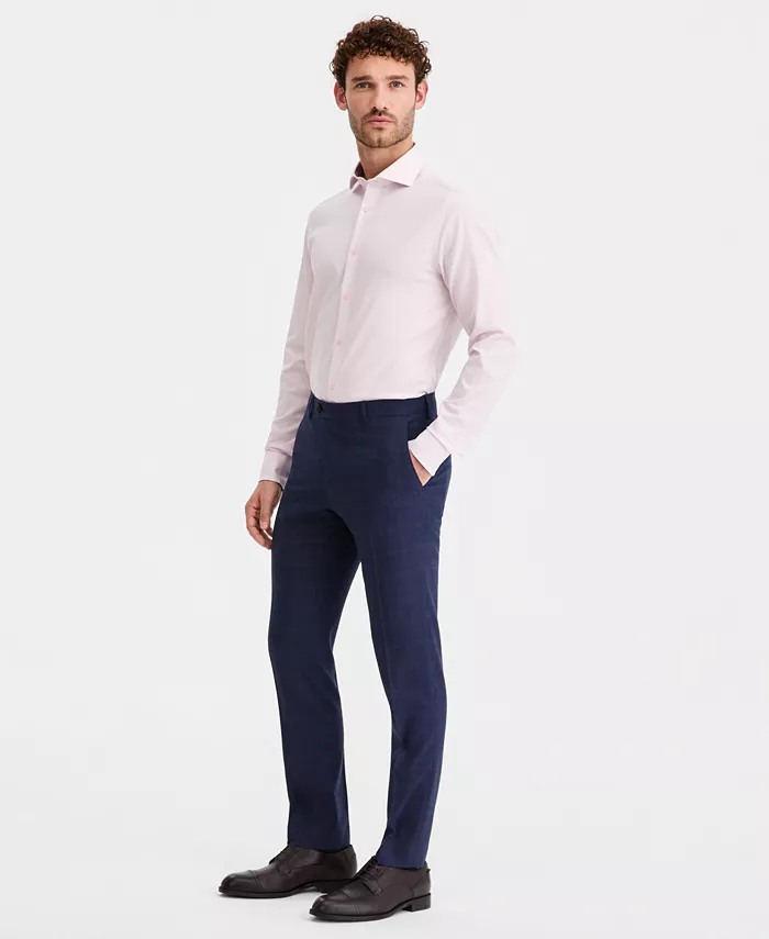 Men's Modern-Fit Wool-Blend Windowpane Suit Separates Pants - thumbnail 2