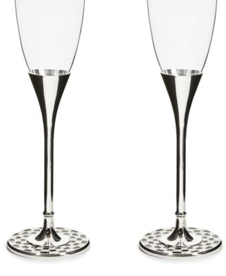 Celebrate Courtly Toasting Flutes, Set of 2