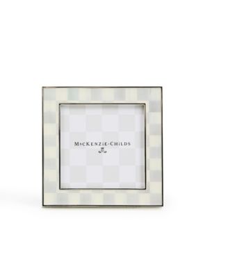 Sterling Check Silver Plated Frames, Set of 2