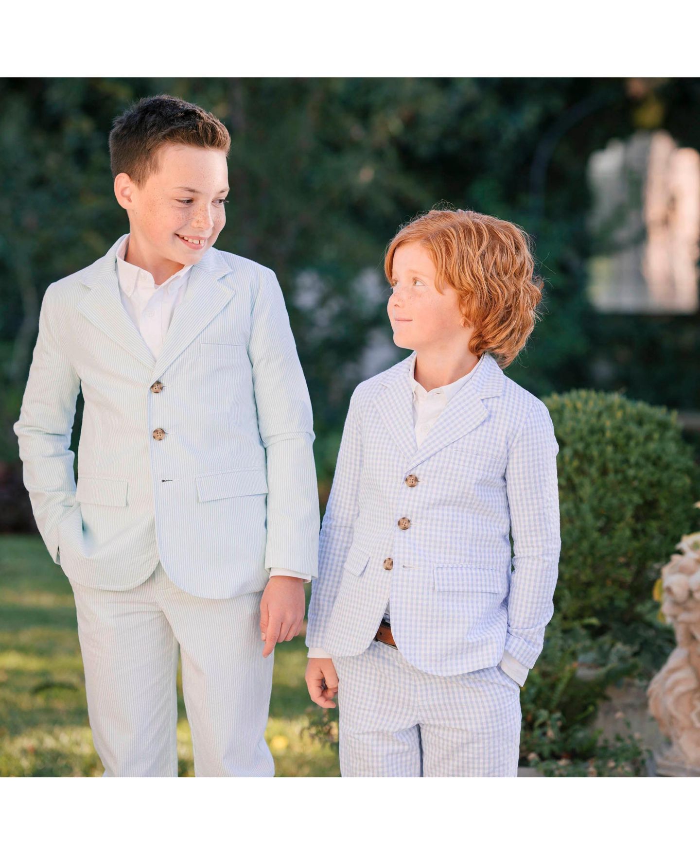 Пиджак Hope & Henry Classic Seersucker Suit Jacket для мальчиков-малышей, цвет: Мятный — фото 6