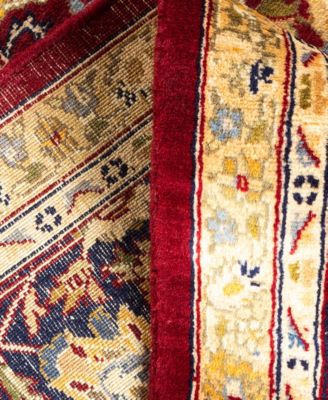 Adorn Hand Woven Rugs Mogul M1129 Rug Collection In Red