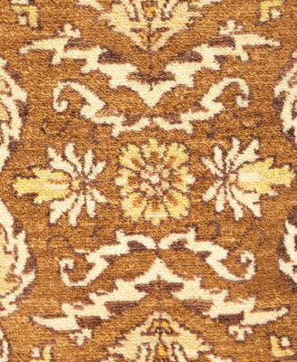 Adorn Hand Woven Rugs Mogul M1437 Rug Collection In Yellow