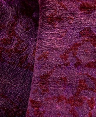 Adorn Hand Woven Rugs Fine Vibrance M1395 Rug Collection In Pink