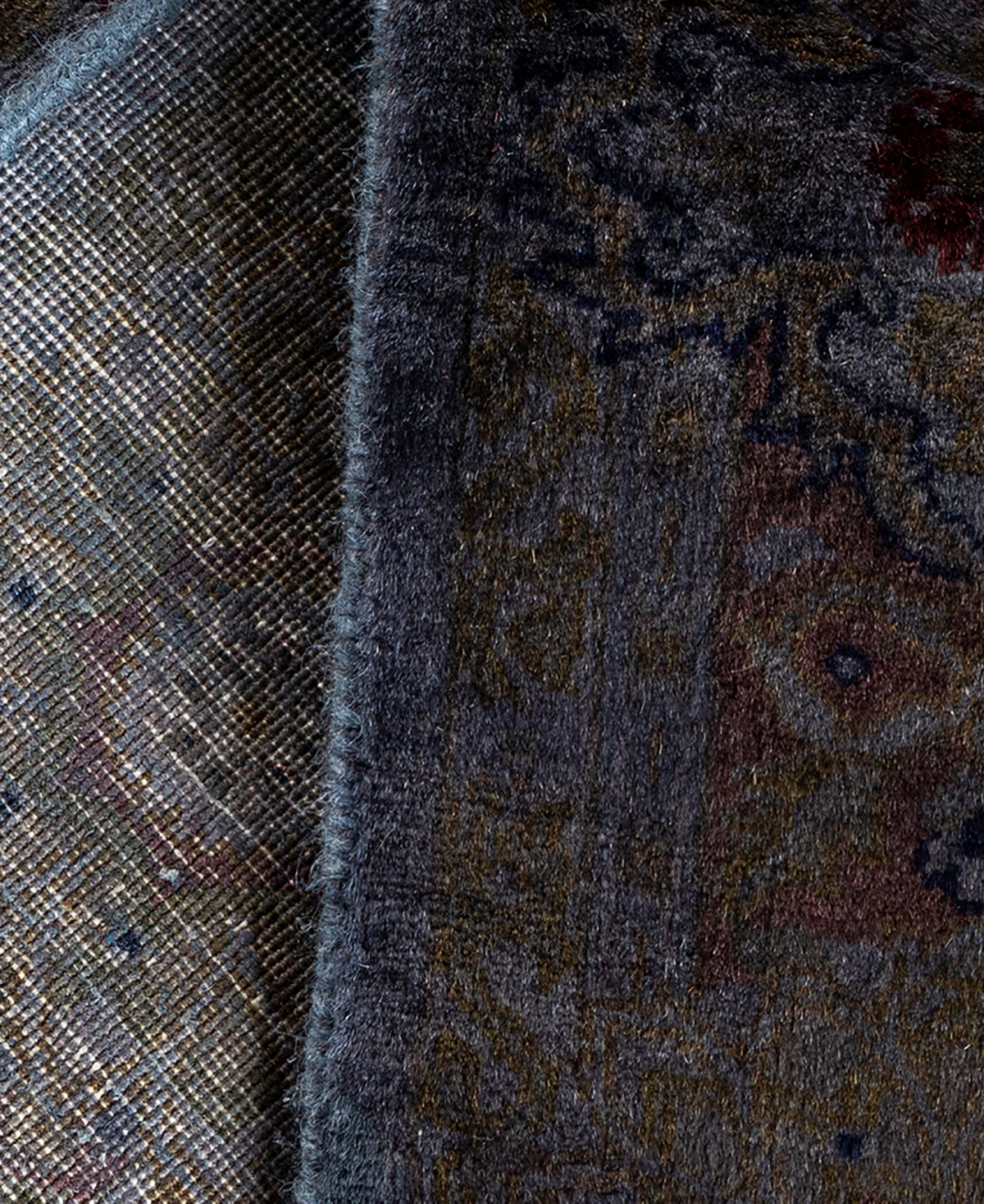 Adorn Hand Woven Rugs Fine Vibrance M1043 3'1"x5'1" Area Rug In Gray