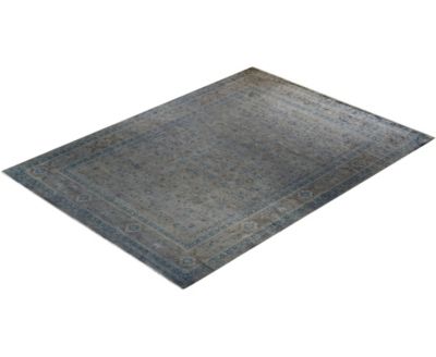 Adorn Hand Woven Rugs Fine Vibrance M1602 Rug Collection In Gray