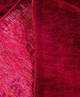 Adorn Hand Woven Rugs Fine Vibrance M1404 Rug Collection In Burgundy