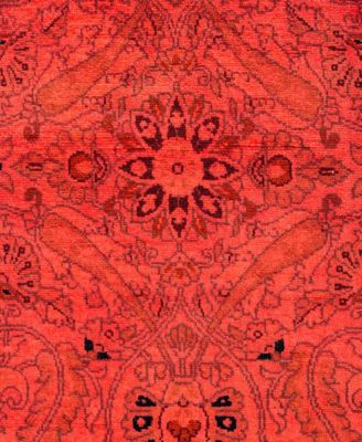 Adorn Hand Woven Rugs Fine Vibrance M1355 Rug Collection In Pink