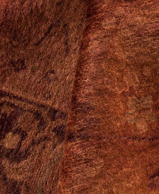 Adorn Hand Woven Rugs Fine Vibrance M1078 Rug Collection In Brown