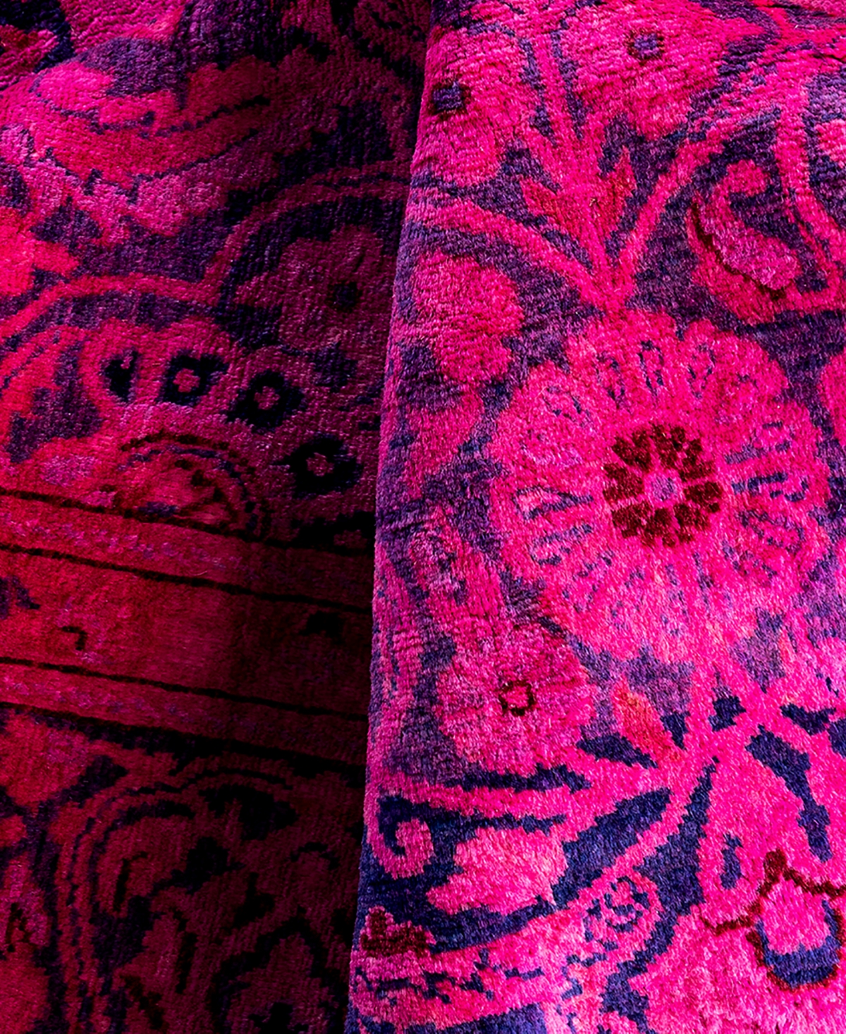 Adorn Hand Woven Rugs Fine Vibrance M1180 4'2"x6'3" Area Rug In Pink