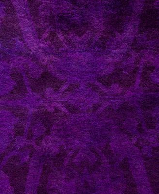 Adorn Hand Woven Rugs Fine Vibrance M1278 Rug Collection In Purple
