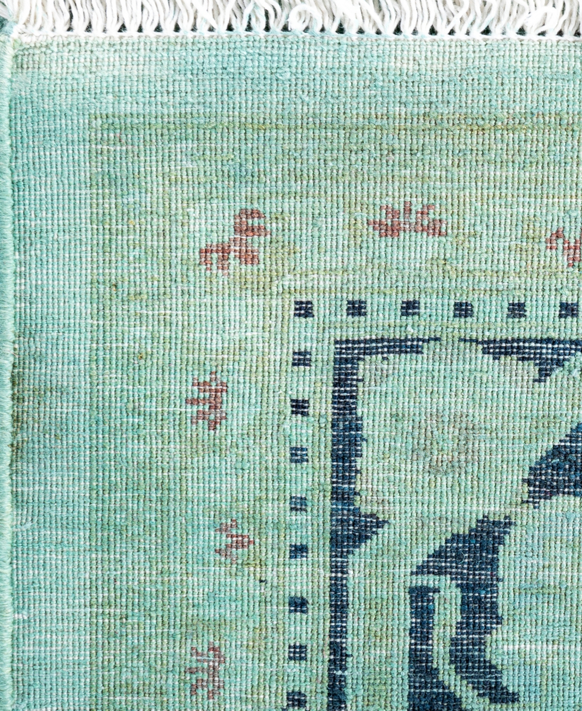 Adorn Hand Woven Rugs Fine Vibrance M1381 6'1"x8'10" Area Rug In Green