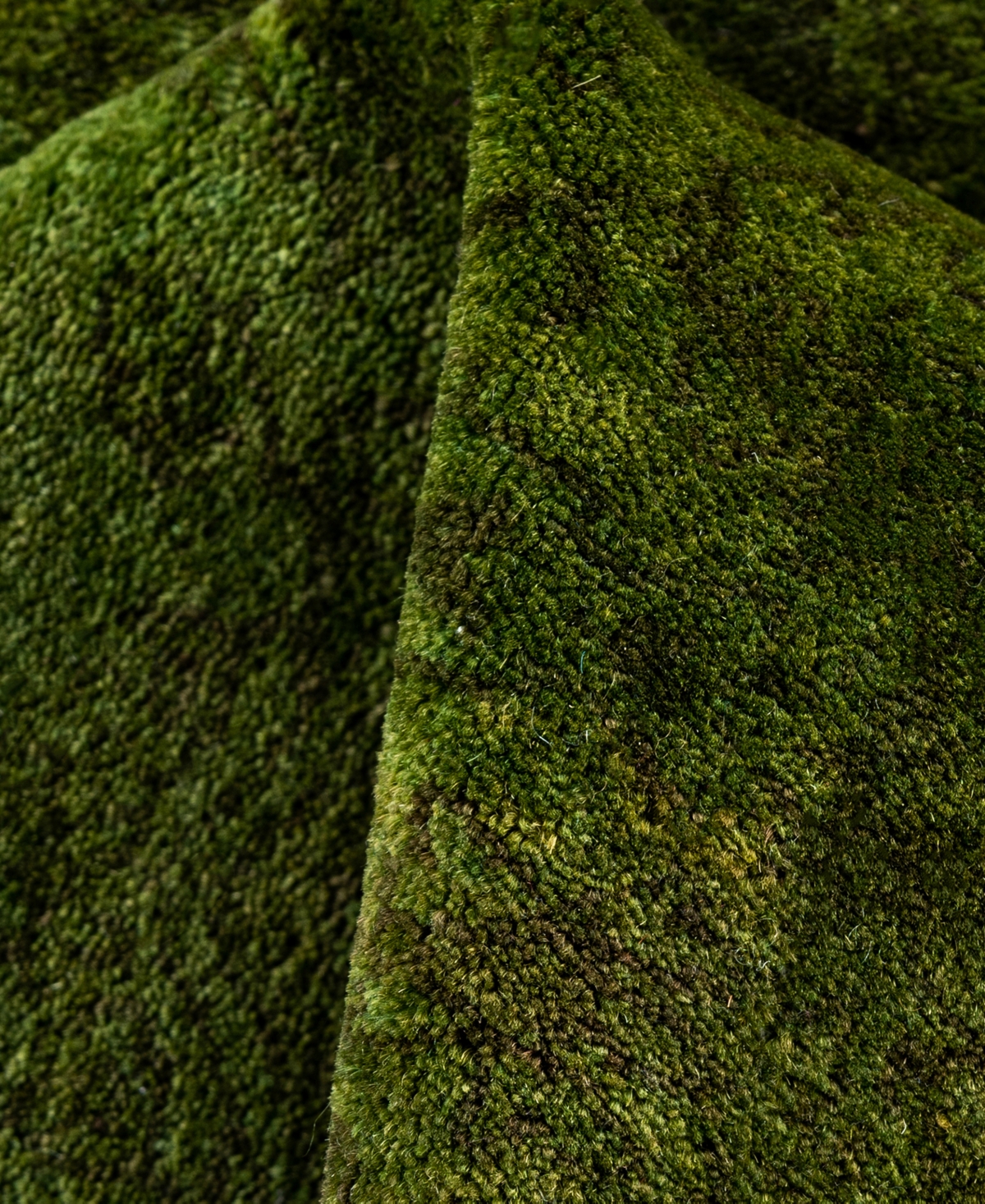Adorn Hand Woven Rugs Fine Vibrance M1437 4'2"x6' Area Rug In Green