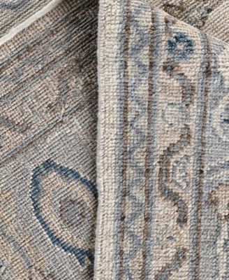 Adorn Hand Woven Rugs Colorful Oushak M0103 44 Rug Collection In White