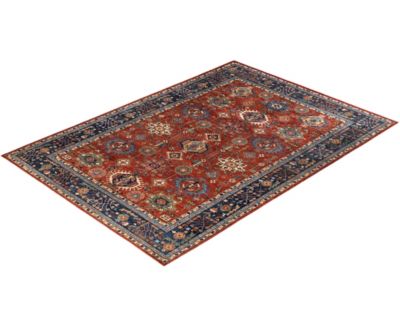 Adorn Hand Woven Rugs Serapi M0103 142 Rug Collection In Blue