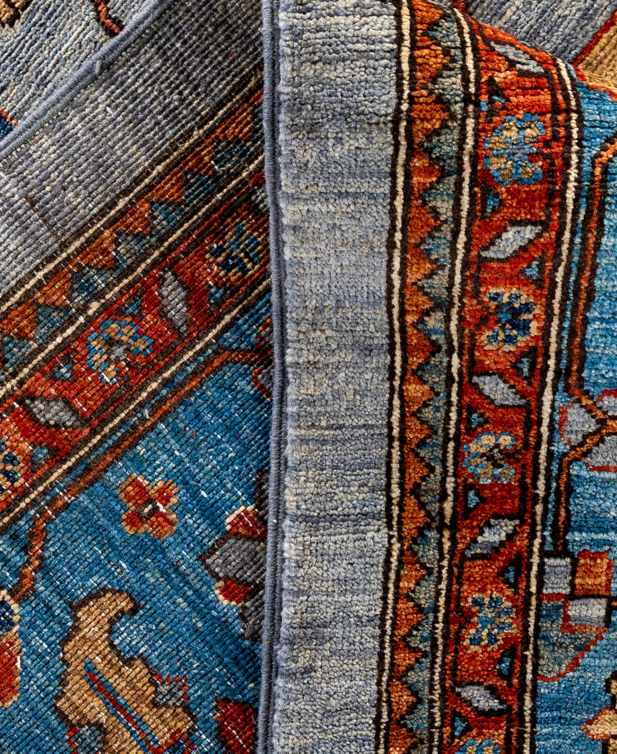 Adorn Hand Woven Rugs Serapi M0103-64 10'2"x14' Area Rug In Gray