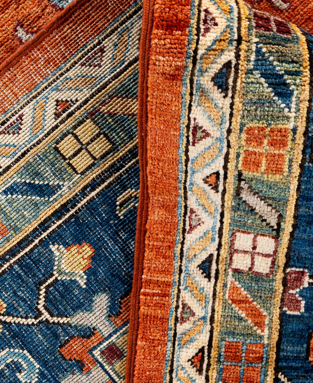 Adorn Hand Woven Rugs Serapi M0103-69 10'3"x13'10" Area Rug In Orange