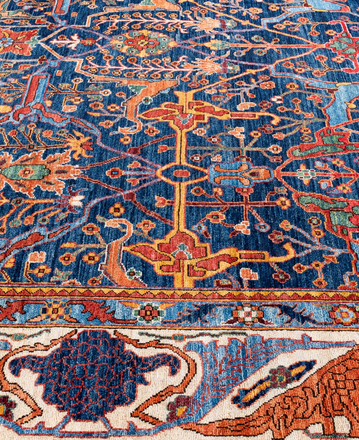 Adorn Hand Woven Rugs Serapi M0103-71 10'x13'10" Area Rug In Blue