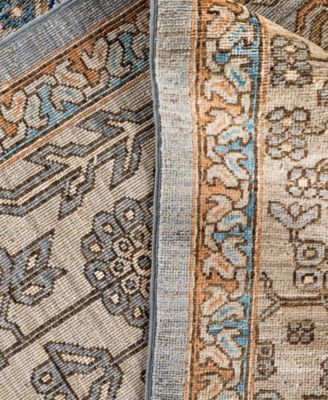 Adorn Hand Woven Rugs Serapi M0103 74 Rug Collection In Gray