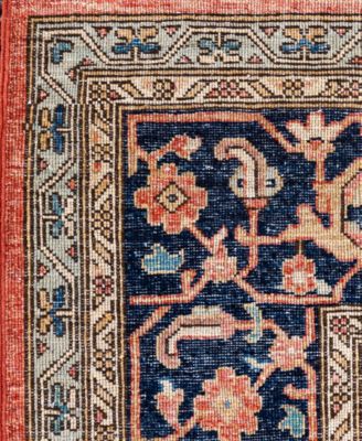 Adorn Hand Woven Rugs Serapi M0103 91 Rug Collection In Red
