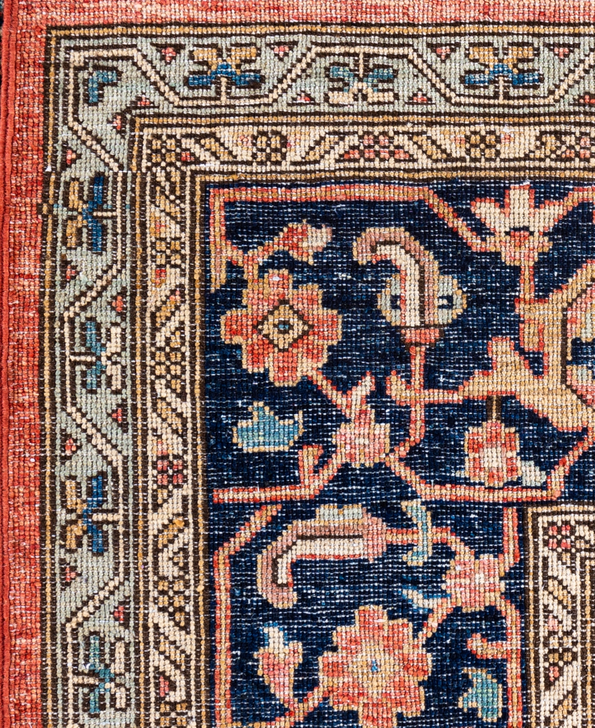 Adorn Hand Woven Rugs Serapi M0103-91 9'x11'10" Area Rug In Red
