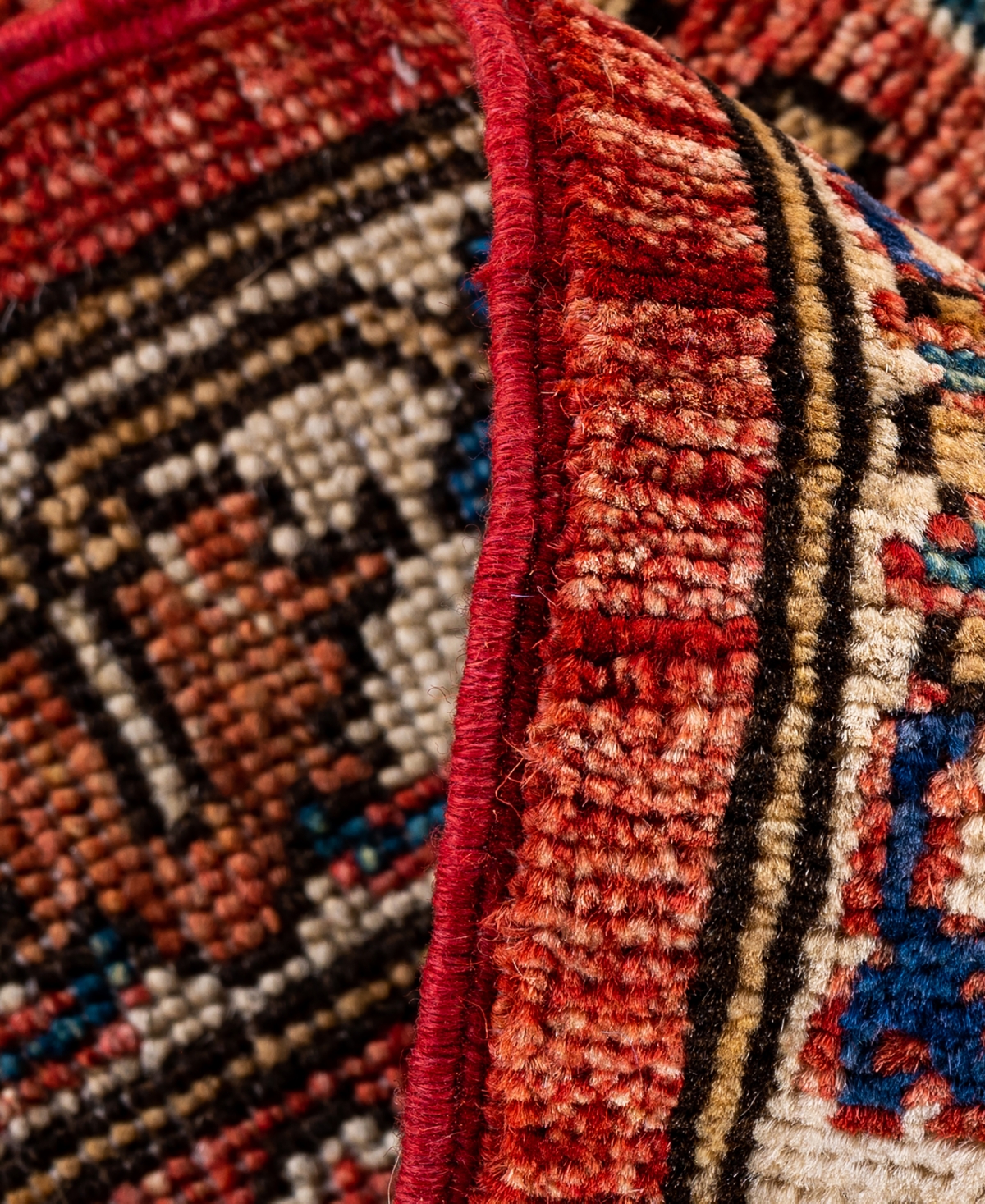 Adorn Hand Woven Rugs Serapi M0103-106 9'x12'1" Area Rug In Red