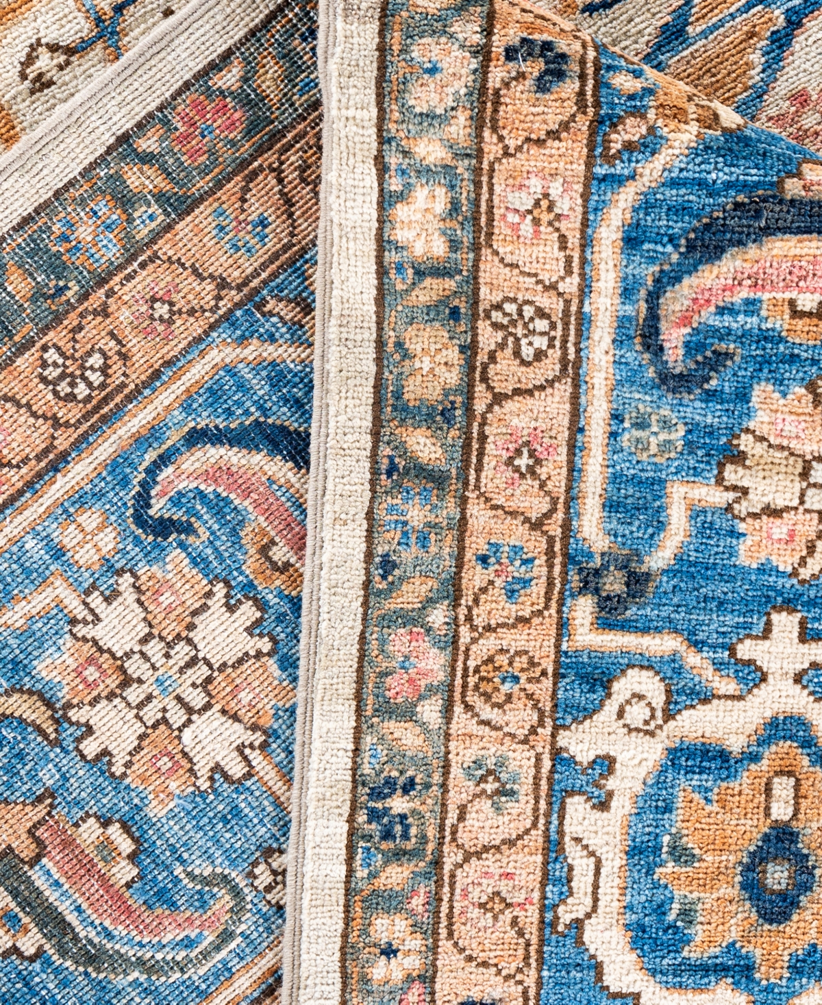 Adorn Hand Woven Rugs Serapi M0103-146 8'9"x11'10" Area Rug In White