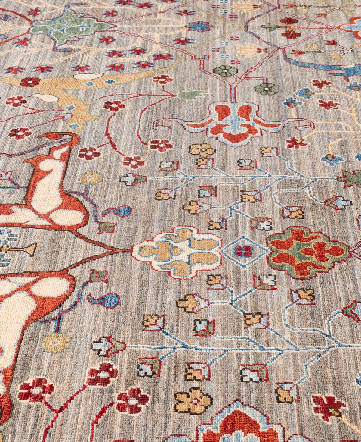 Adorn Hand Woven Rugs Serapi M0103-148 9'3"x11'11" Area Rug In Brown