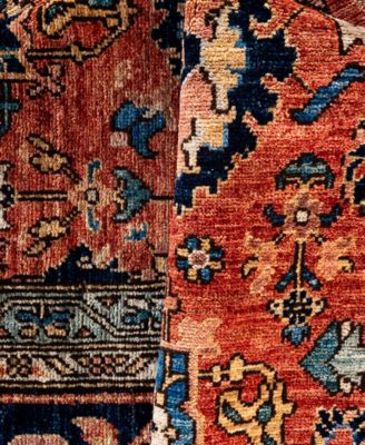 Adorn Hand Woven Rugs Serapi M0103 179 Rug Collection In Red