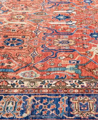 Adorn Hand Woven Rugs Serapi M0103 188 Rug Collection In Red
