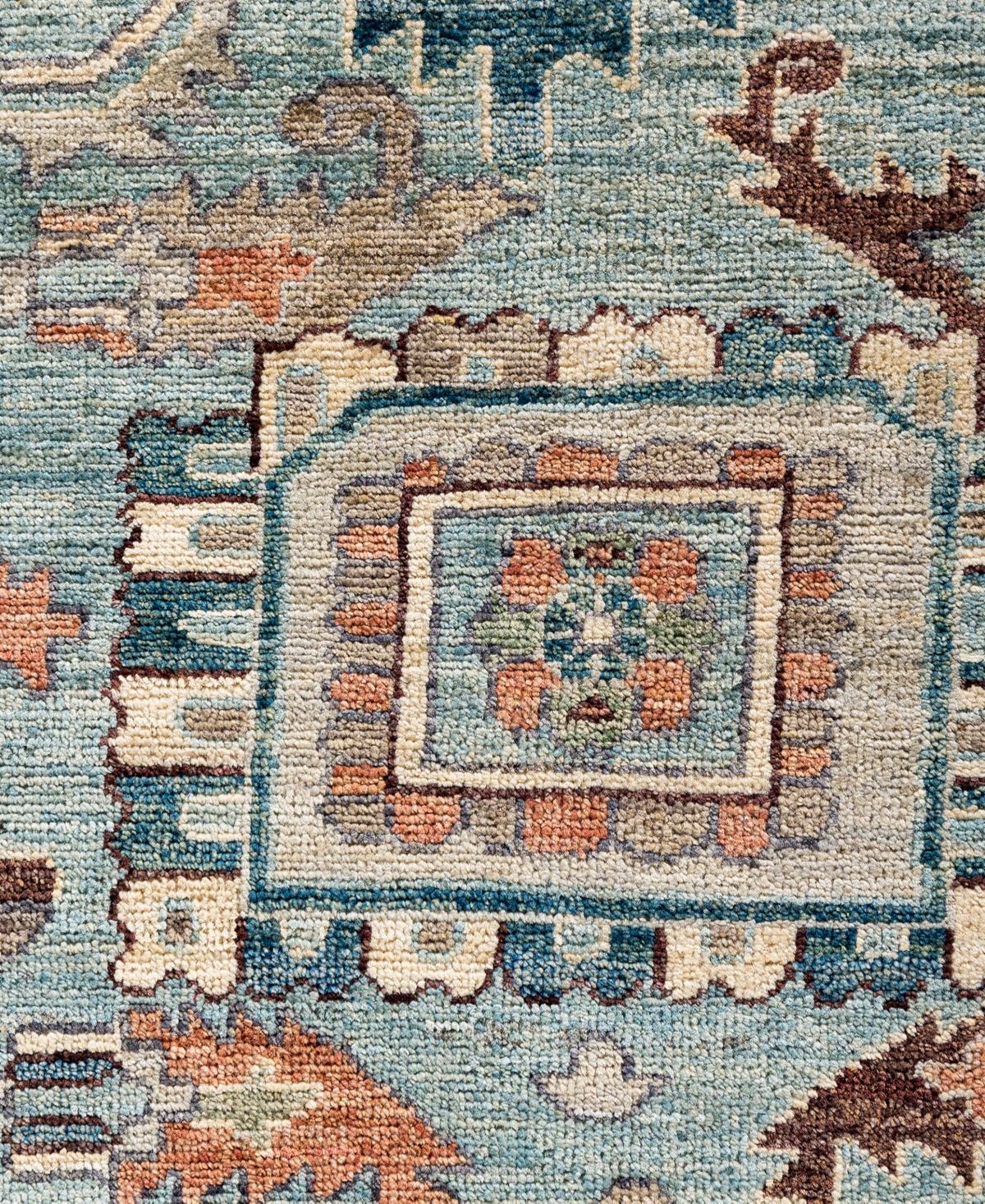 Adorn Hand Woven Rugs Serapi M0103-200 8'x9'9" Area Rug In Green