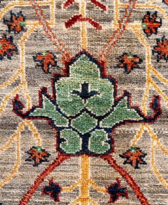 Adorn Hand Woven Rugs Serapi M0103 230 Rug Collection In Brown