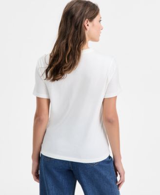 Women's Knit Short-Sleeve Cheers Graphic T-Shirt, Macy's Exclusive