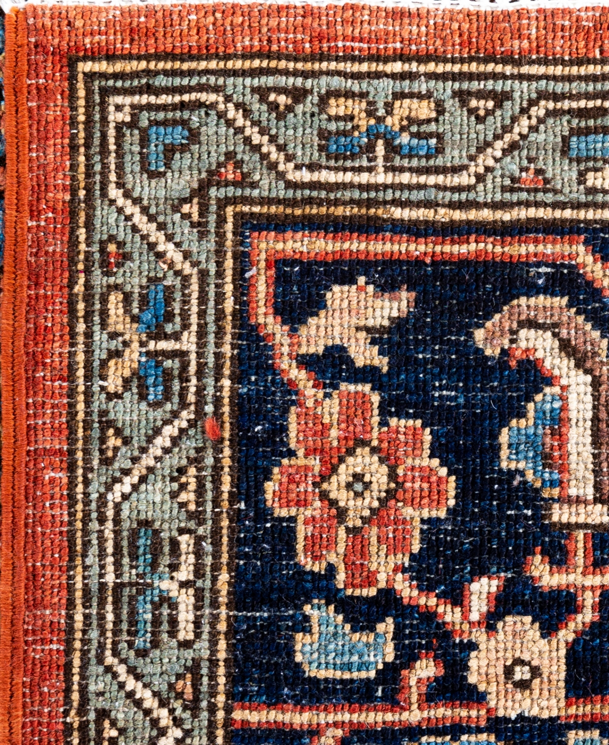 Adorn Hand Woven Rugs Serapi M0103-265 8'x9'10" Area Rug In Orange